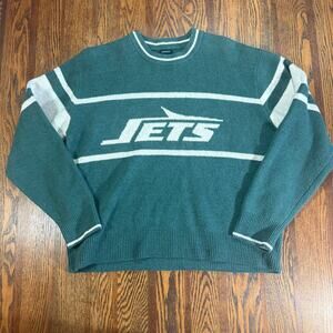 Abercrombie and Fitch Men’s New York Jets Vintage Sweater Oversized Size XS